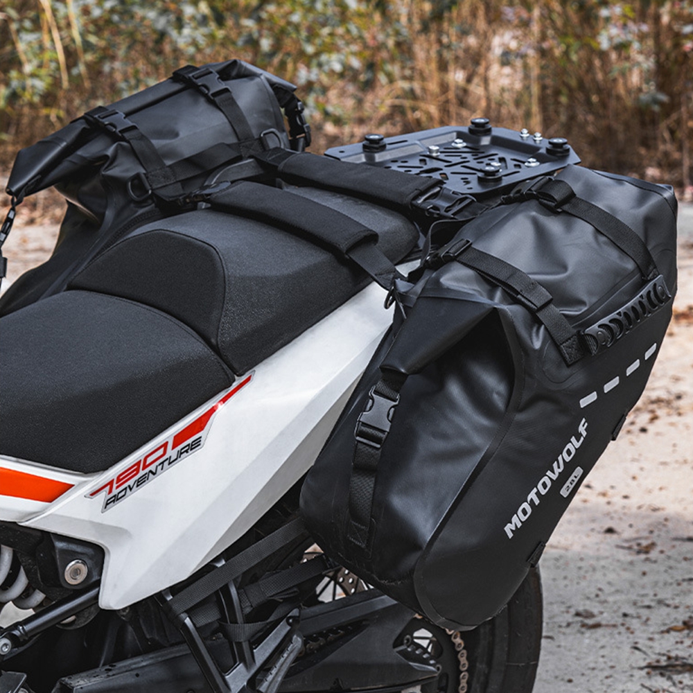 Motorcycle Gear Bag - Universal Motorcycle 18/28/48L Waterproof Travel Luggage