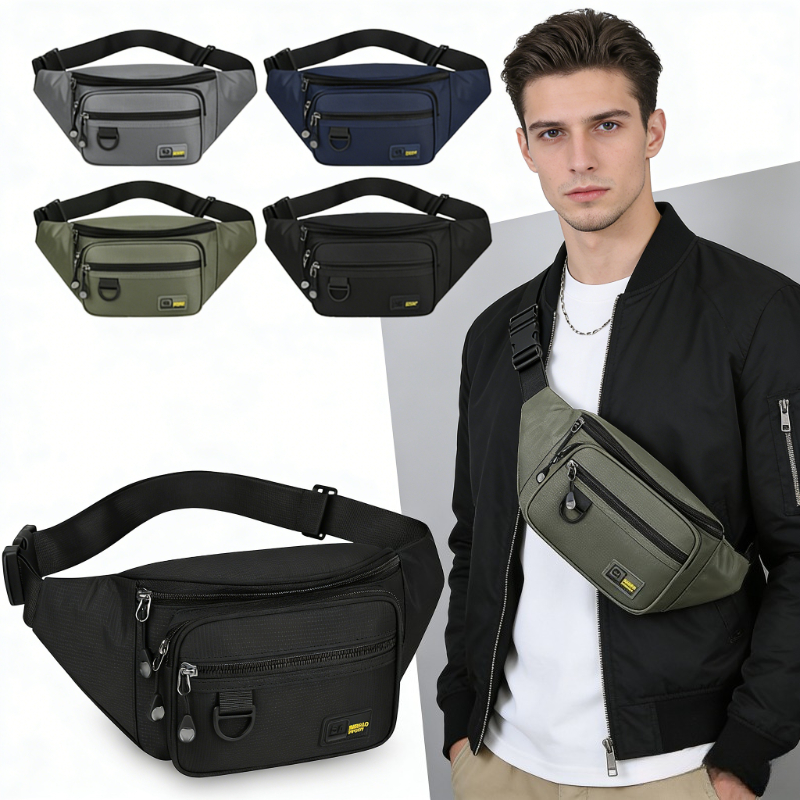 Motorcycle Gear Organizer - Large Capacity Waterproof Waist Bag Durable