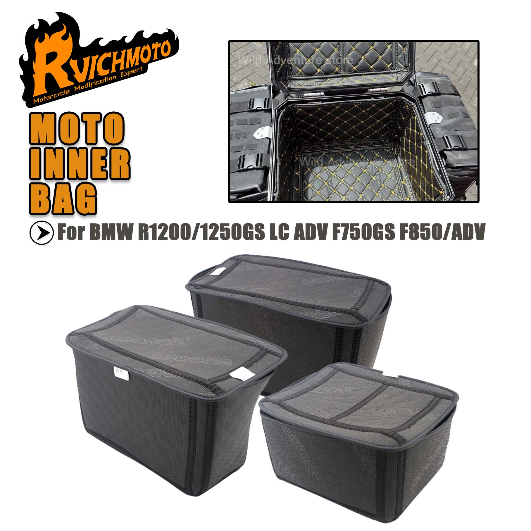 Motorcycle Gear Bag - ﻿Motorcycle Panniers Top Case Lining Luggage
