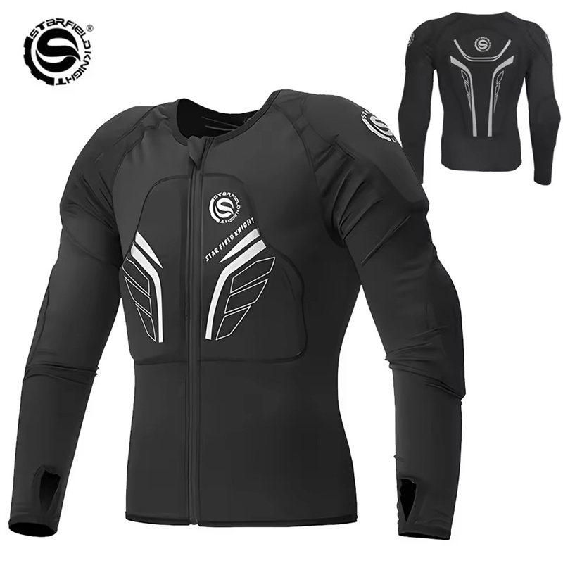 Motorcycle Gear Jacket - SFK Elastic Slim Fit Motorcycle Jacket