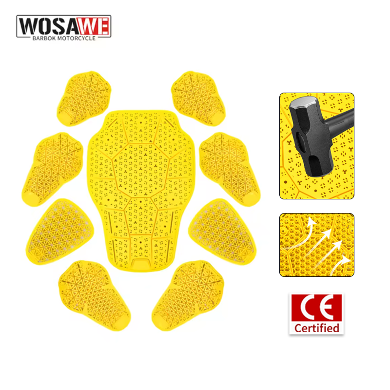 Motorcycle Gear Jacket - WOSAWE CE Class II Certified Protective