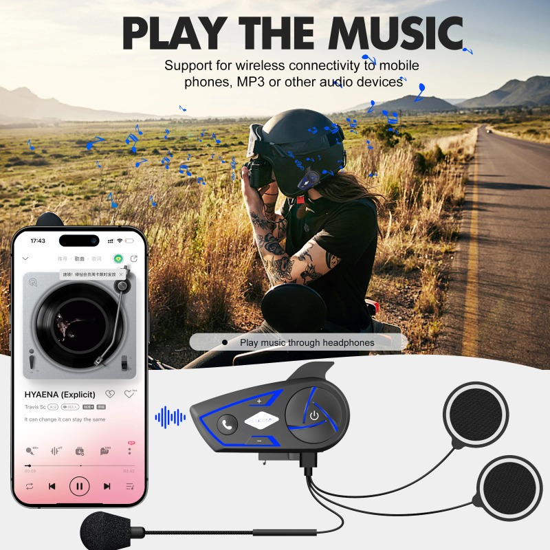 Houtonsen S3 Helmet Bluetooth  - Intercom Headset Helmet avis et prix