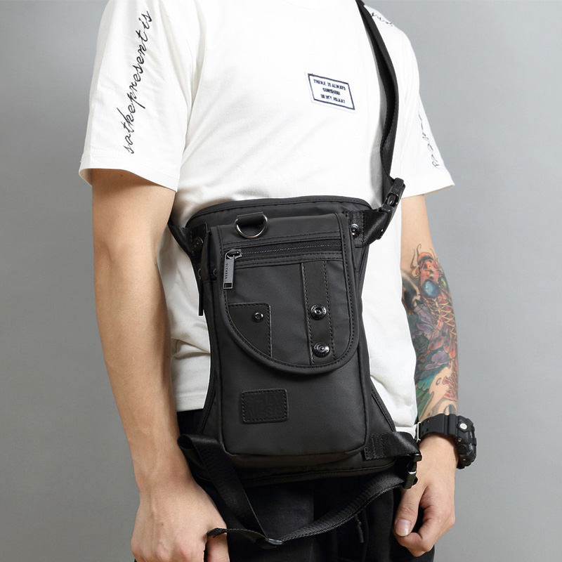 Men Waist Fanny Pack Drop Leg  - Motorcycle Gear Bag avis et prix