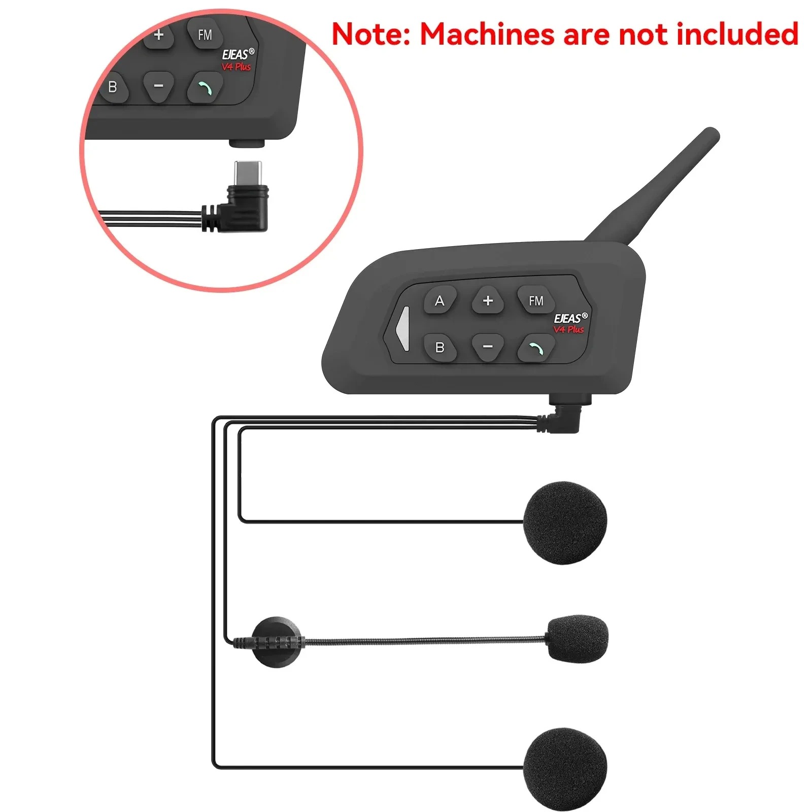 EJEAS V6 PRO /V4 PLUS Motorcyc - Intercom Headset Helmet avis et prix