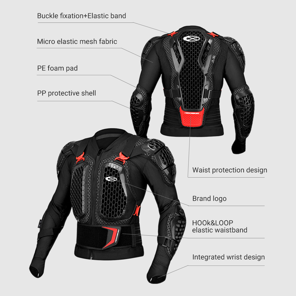Motorcycle Armor Jacket Protec - Motorcycle Gear Jacket avis et prix
