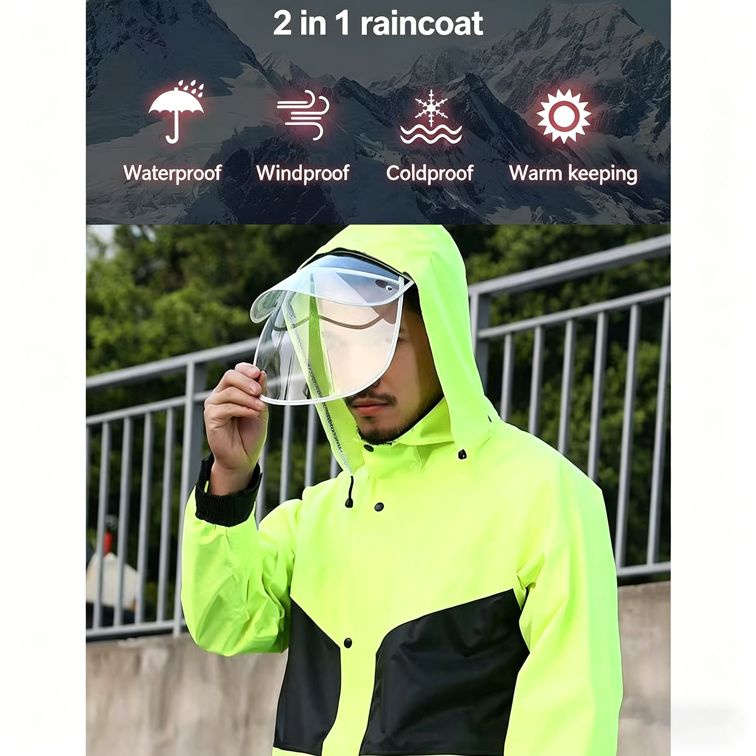 Motorcycle Raincoat Suits Men  - Motorcycle Gear Jacket avis et prix