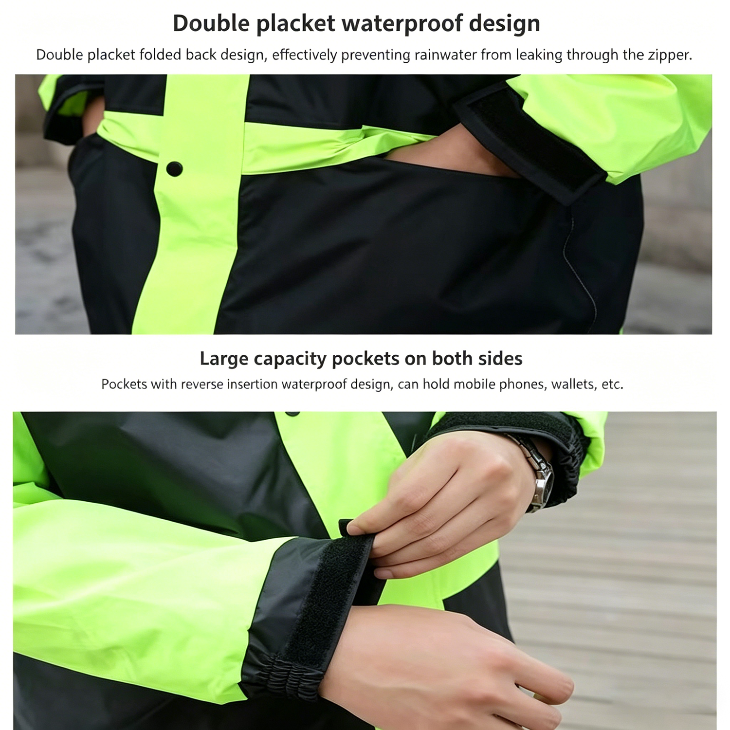 Motorcycle Raincoat Suits Men  - Motorcycle Gear Jacket avis et prix