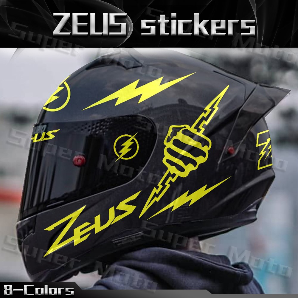 Motorcycle Helmet Sticker ZEUS - Zeus Motorcycle Gear avis et prix