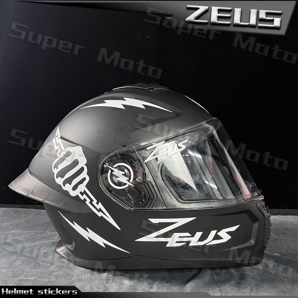Motorcycle Helmet Sticker ZEUS - Zeus Motorcycle Gear avis et prix