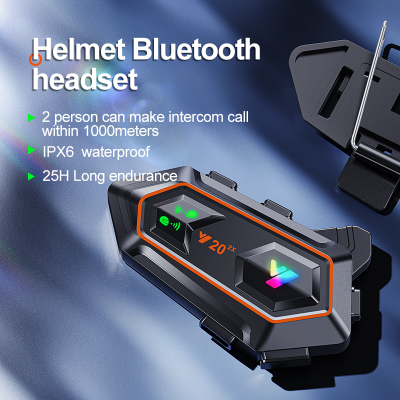 Y20 2X Motorcycle Helmet Inter - Intercom Headset Helmet avis et prix