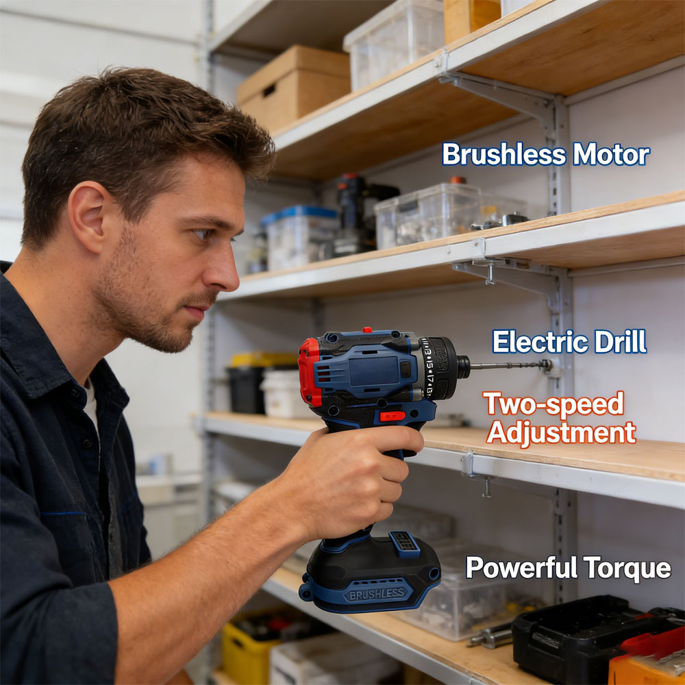 Brushless Electric Screwdriver - Gear Set Motorcycle avis et prix