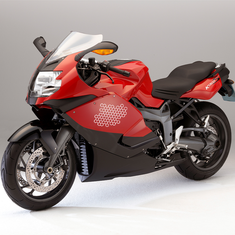 Motorcycle Sticker Honeycomb H - Gear Set Motorcycle avis et prix