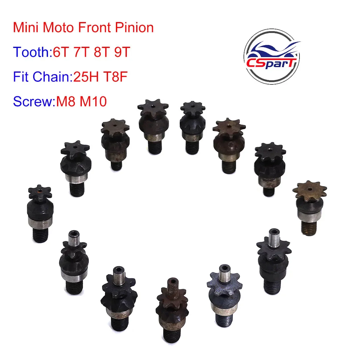 6T 7T 8T 9T 25H T8F M8 M10 Cha - Motorcycle Gear Organizer avis et prix
