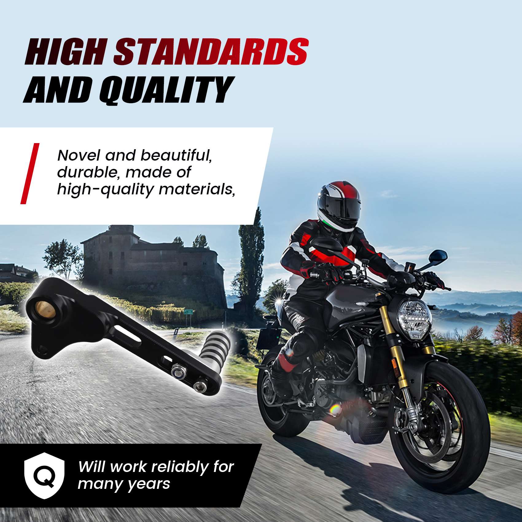 A11M-Motorcycle Adjustable Gea - Motorcycle Gear Lever avis et prix
