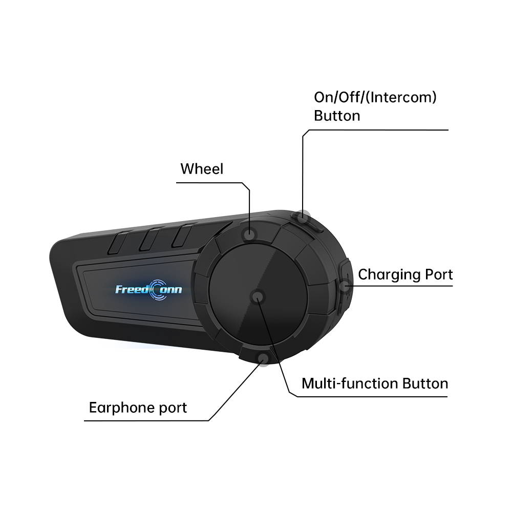 FreedConn KY PRO Motorcycle He - Intercom Headset Helmet avis et prix
