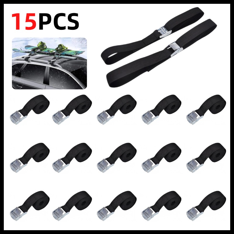 10PCS 40cm Black Buckle Tie-Do - Motorcycle Gear Bag avis et prix